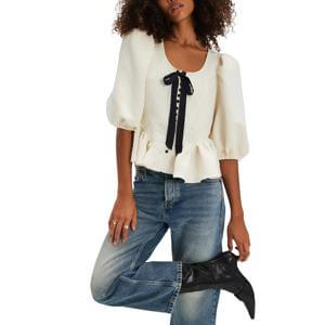 Free People Pamela Bow Top